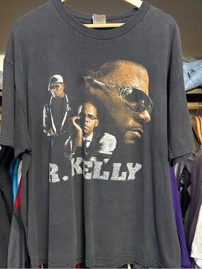 Y2K 2007 R Kelly Double Up Tour RnB Rare Band Tee Size XL